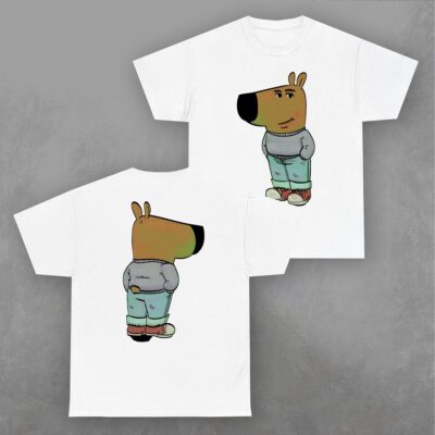 Chill Guy Shirt Meme Funny Graphic Cotton Crewneck Hoodie All Color 2 Sider T-shirt for Men and Women